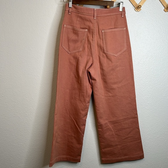 Whimsy & Row Flora Wide Leg Pant in Terracotta Pink - Picture 13 of 13